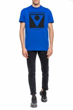 T-shirt with a printed logo, zdjęcie 2 T-shirt with a printed logo od Maison Margiela